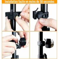 SSITO Señal de Giro y Luz Trasera para Bicicleta - Efectos de Sonido, Remote Control Inalámbrico - details 2