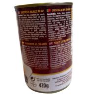 Lata de salchicha halal con arroz 420g - Marca Abricome: ¡Una deliciosa comida enlatada lista para comer! - details 2