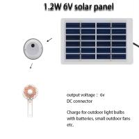 Panel Solar Mini USB De 1.2W 6V Módulo De Energía Para Exteriores Polícrata Para DIY Con Cable De 118.27 Pulgadas - details 1