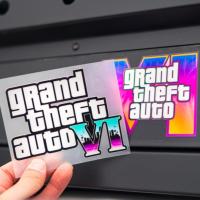Pegatina De Coche Creativa GTA6 R Star Personalizada Vinilo Impermeable Para Ventanas Traseras Y Cuerpo Del Vehículo Decoración DIY - details 2