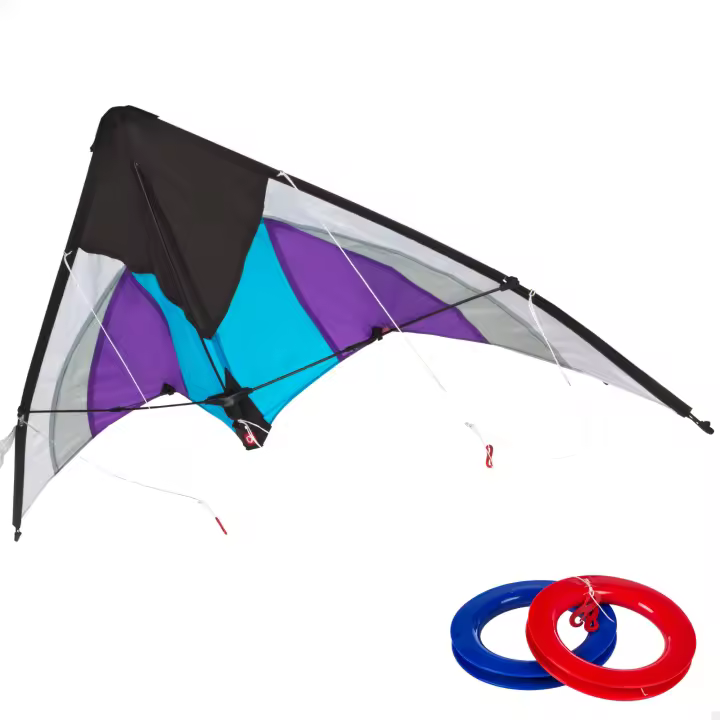 Cometa acrobática pop-up morado y blanco CB Toys - 1