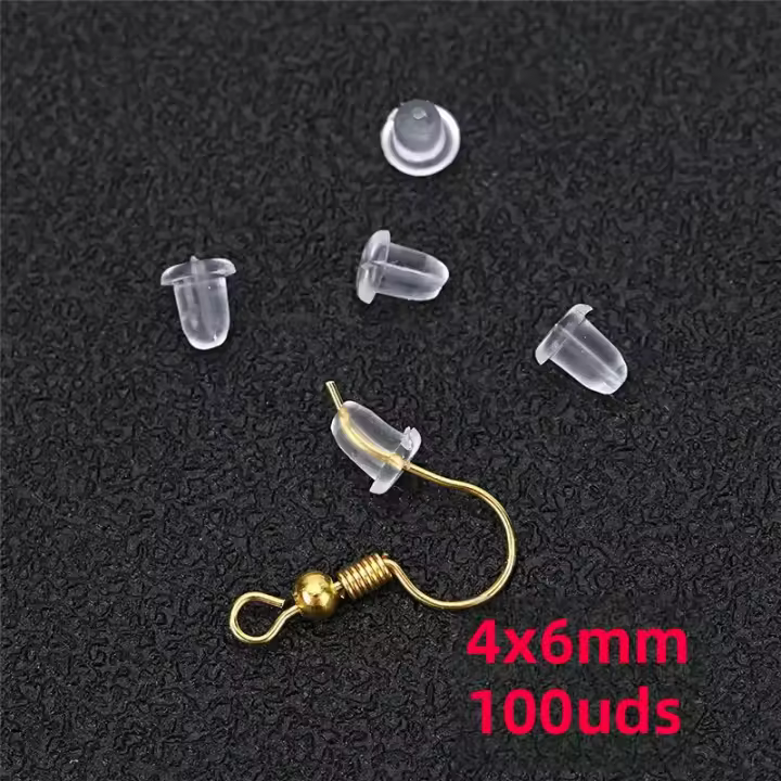 50pcs Gancho Para Pendientes De Plata Esterlina 925 Hipoalergénico Antialérgico Para Fabricación De Joyería DIY Suministros - 1