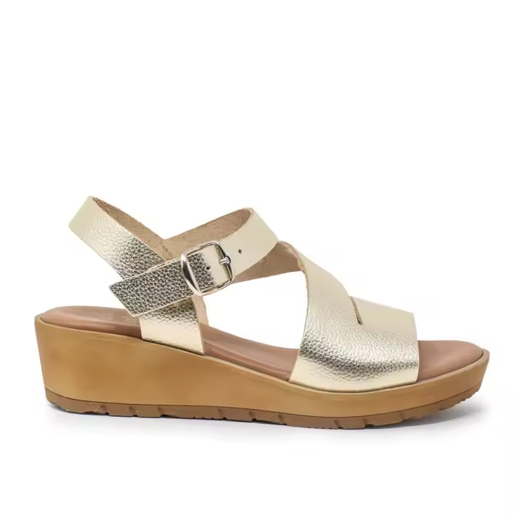 STUDIO SCARPE 90167 Sandalias altas mujer 32690 24V SANDALIA TIRA EMPEINE PLATINO - 1