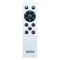Ventilador de techo Jocca con luz LED CCT 36W, aspas retráctiles, 6 velocidades, mando a distancia, motor DC silencioso, temporizador 1-2-4-8h, función verano/invierno, luz regulable 3000K-6000K, Ø106cm y 40W en color blanco o negro - details 3