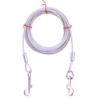 Cable De Atadura Para Perro 3M/5M Con Correa De Acero Inoxidable Para Jardín Y Exterior Resistentes Y Duraderos Para Grandes Perros - details 4