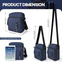 Bolso Cruzado Bolso lateral Pequeño impermeable para hombre con Correa ajustable, Oxford y poliéster - details 0