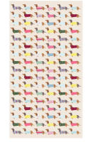 J.S ONDO Toalla de baño , Toalla de Playa, ESTAMPADO  Perro salchichas Toalla Microfibra Prevención de Arena, Toallas de Playa Ligera y de Secado Rápido, Aplicable a Playa, Viajes, Sauna, Gimnasio 90*170cm - details 1