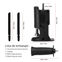 Adaptador De Taladro Eléctrico a Sábanas Reciprocantes Herramienta De Corte De Madera Accesorio Para Taladro Convertidor De Juego De Herramientas Eléctricas - details 3
