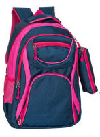 J.S ONDO MOCHILA TIPO TELA PARA MUJER  HOMBRE Mochila Escolar Mochila de Viaje Negocios Trabajo Diario Antirrobo Impermeable Grande Mochila Ordenador CLASICO 18 pulgadas CON ESTUCHE - details 1