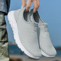 Zapatillas De Tenis Para Hombre YRZL Talla Grande Transpirables De Malla Antideslizantes Ligeros Para Caminar Y Deporte - details 6