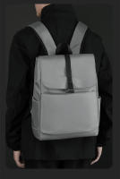 Mochila sencilla de gran capacidad para hombre, mochila informal para ordenador de viaje, mochila ligera para estudiantes universitarios - details 6