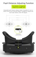 Gafas De Realidad Virtual VR Para TV Y Videojuegos Compatible Con iOS Y Android Gafas 3D Gafas De Realidad Virtual Con Controlador Sensor Inalámbrico Gafas Binoculares Para Smartphone - details 8
