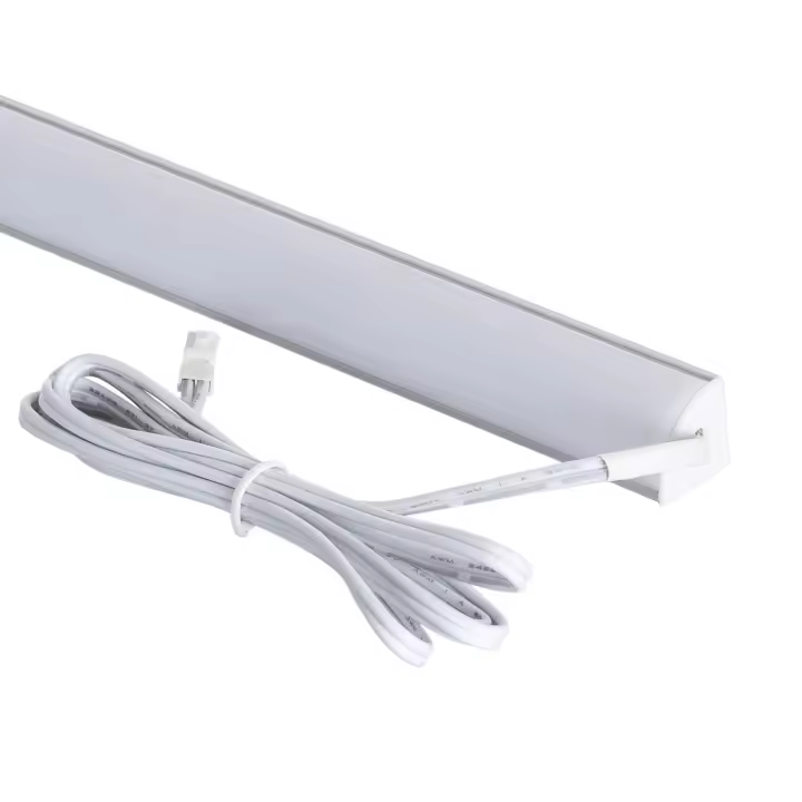 Ledkia Perfil con Tira LED New Aretha 600mm 6W para Esquinas 3000K Blanco Cálido - 1