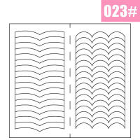 2pcs Adornos De Uñas Para Manicura Francesa Pegatinas De Arte De Uñas Con Guías De Borde Forma Para Decoración DIY Pack De 2 Hojas - details 8