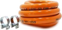 QBAK Kit completo butano: Regulador de gas butano + Tubo Goma 1,5 metros + 2 abrazaderas de seguridad | Homologado para España | Apto para cocinas, estufas, calderas y barbacoas - details 1