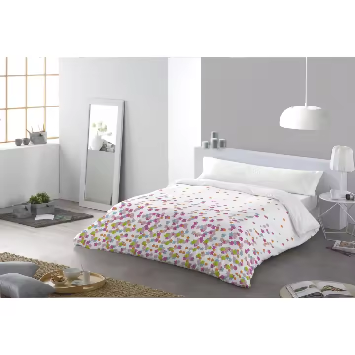 JVR - FUNDA NORDICA J/2 P modelo HELEN - Tejido Microfibra Estampado - Maxima calidad - Fabricado en España - Cama 90/105/135/150/160/180 - 1