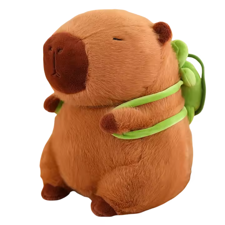 Muñeco De Peluche Capybara Regalo Grande Kapibara Muñeco Con Mochila Colgante De Peluche Regalo Para Niños Y Adultos - 1