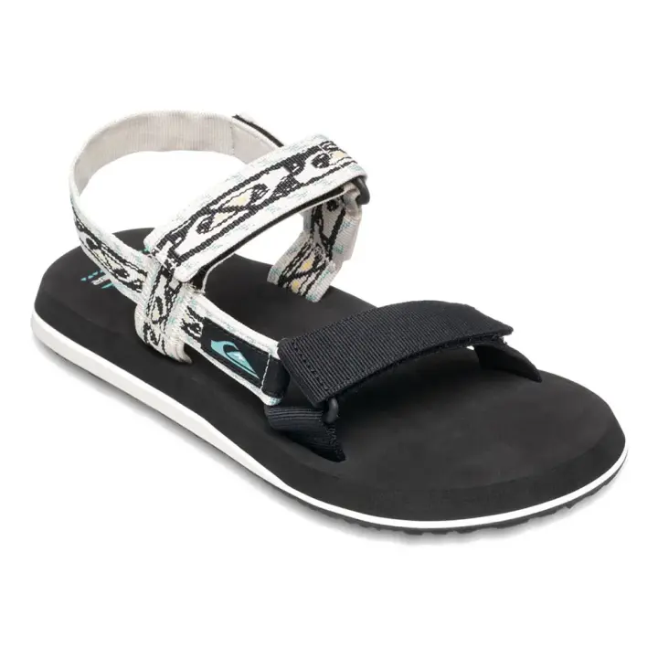 Quiksilver Sandalias Monkey Caged Ii Negro - 1