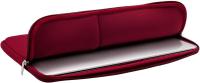 Funda para portátil de 13 pulgadas compatible con portátiles de 13,6 "y 13,3", Funda protectora con bolsillo frontal y Bolsa para accesorios (Roja) - details 2