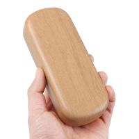Caja De Gafas Impermeable Con Diseño De Madera Para Hombres Y Mujeres Protector De Lentes Portátil Para Lentes De Lectura Y Sol - details 1