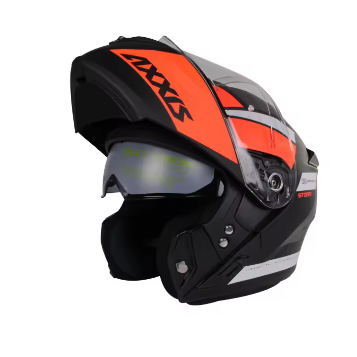 Casco Moto Casco Axxis Fu406sv Storm Sv Mets   Ce U   - 1
