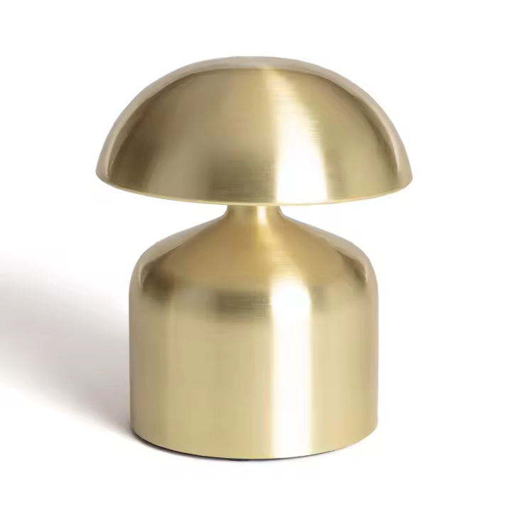 Ledkia Lámpara de Mesa LED Portátil con Batería USB Recargable Ibbie Dorado - 1