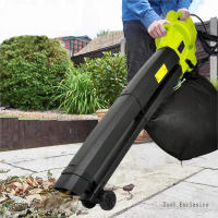 Limpiador de soplado eléctrico 3 en 1, máquina de recolección de polvo y soplado de hojas de jardín, 3000W, novedad - details 7