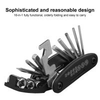 Kit De Reparación De Bicicleta X-TIGER 16 En 1 Multiherramienta Con Palas Para Neumáticos De Bicicleta Llave De Hexagonal Y Métrica Herramientas Para Ciclismo - details 5