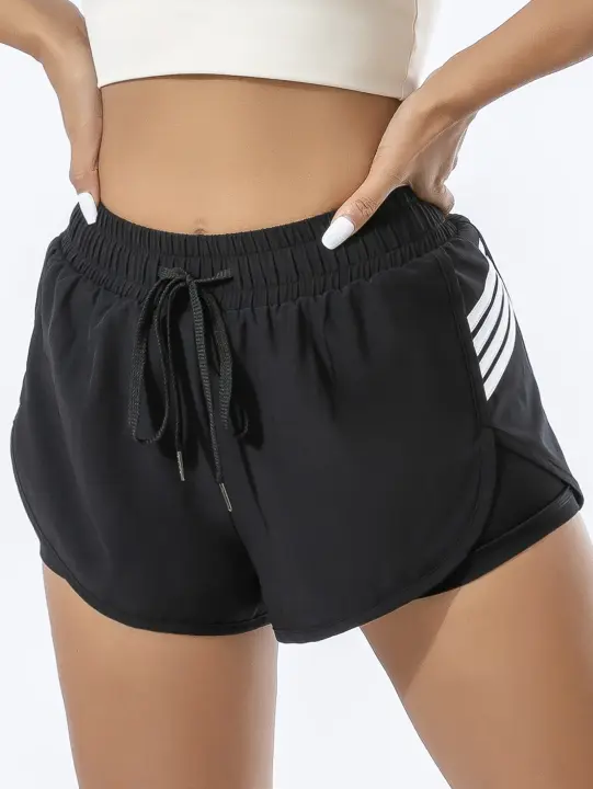 Shorts Deportivos Para Mujer Estilo Deportivo Con Bolsillo Para Teléfono Verano Running Yoga Fitness 2-en-1 Secado Rápido Badminton Entrenamiento - 1