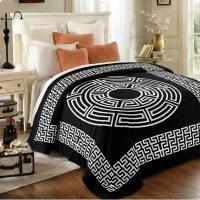 Manta de Raschel 210 x 230cm - Manta Terciopelo Extra Grande Suave y Acogedora para Cama, Cubrecama Multiuso, manta para invierno - details 0