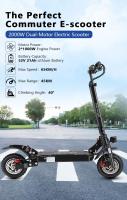 Scooter eléctrico plegable Halo Knight T104, Motor 1000W*2, Batería 52V 21Ah, velocidad máxima 65 km/h, alcance 45 km, IPX4, neumáticos off-road 10 pulgadas, freno de disco, ideal para el uso diario en la ciudad y actividades al aire libre - details 2