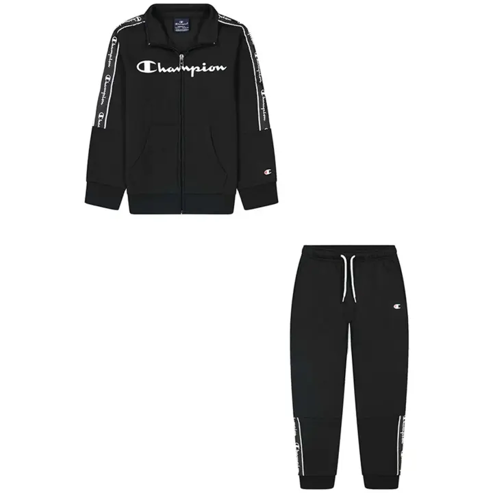 Chandal Fleece marca Champion modelo 306181-KK001 para junior en color negro - 1