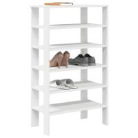 vidaXL Mueble zapatero madera contrachapada 61x32x105 cm en color Negro/Gris hormigón/Roble artisan y más | almacenamiento funcional diseño moderno para baño dormitorio sala - details 8