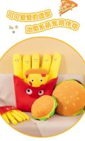 Muñeco De Peluche Creativo De Papas Fritas Y Hamburguesa Para Decoración De Parejas Regalo De Cumpleaños Para Niñas Y Niños - details 1