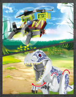 Kit De Construcción De Bloques De Dinosaurio Jurassic 523PCS Tyrannosaurus Rex Adventure Team Para Niños Y Adultos Juguetes DIY Regalos - details 5
