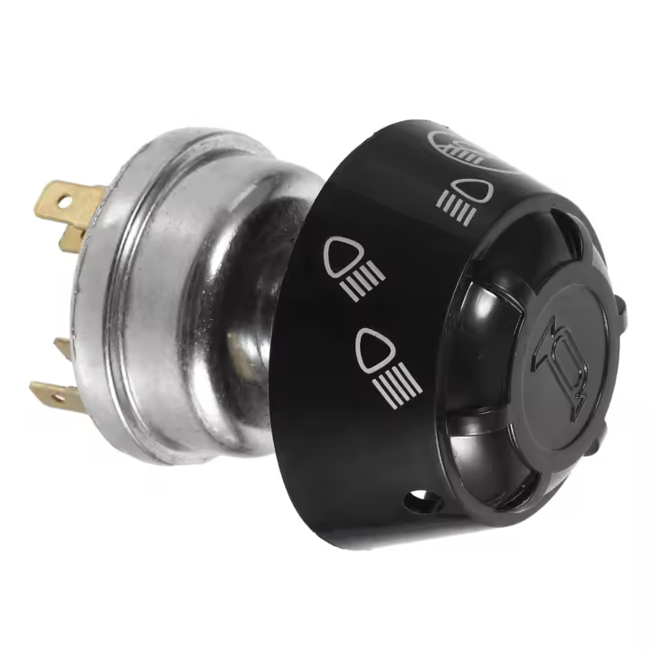 Interruptor Universal Para Camión Excavadora Tractor Con Bocina Y Luz De 3 Posiciones Redondas Control De Luz Interior ABS Universal Para Maquinaria Agrícola Y Construcción - 1