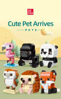 Bloques De Construcción Mini Animales 639PCS Ostrich Fox Panda Mascotas Adorables Micro Bloques Modelo Juguetes Para Niños Regalo De Cumpleaños Y Fiestas - details 0