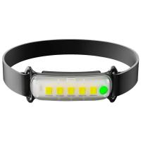 Linterna Frontal LED COB Potente Recargable 3 Modos De Interruptor Impermeable Para Camping Caza Senderismo Y Correr - details 1