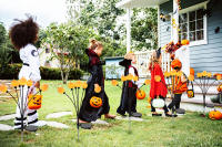 Lámpara de césped solar para exteriores de Halloween, nueva lámpara de calabaza para jardín, hogar, 2024, que se ilumina automáticamente en la oscuridad. - details 5