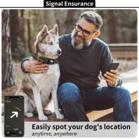 Correa Táctica Para Perros Con Portador Ajustable De Nylon Para AirTag Cierre Metálico Antipánico Accesorios Para Perros Seguros Y Duraderos - details 9