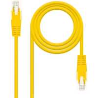Nanocable Cable de Red Ethernet RJ45 CAT.6 UTP AWG254, 25 cm de Cable Ethernet, color Amarillo - details 1
