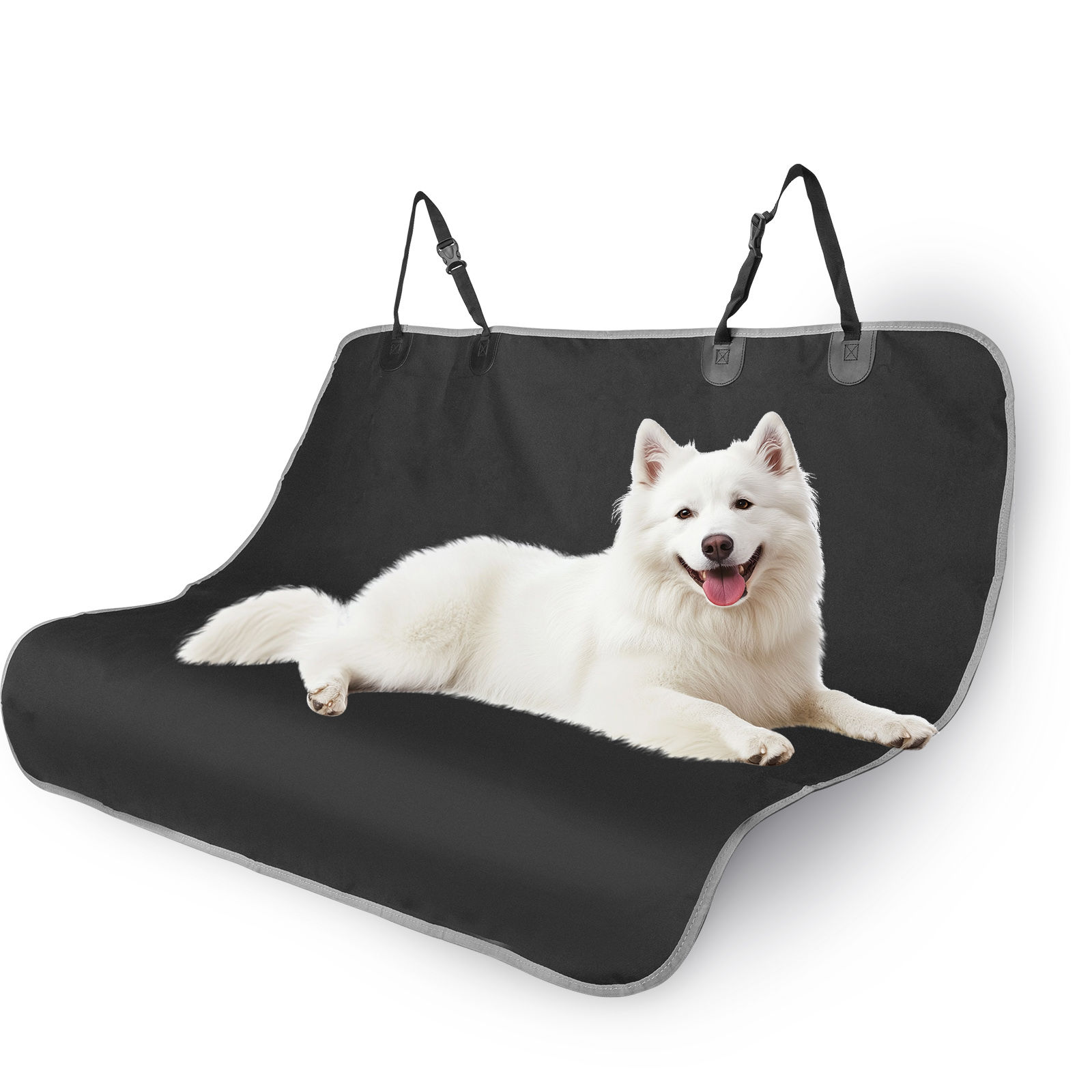 Nobleza - Protector de Tapicería para Perros, Cubierta Asiento Universal Ipermeable Antideslizante para Mascotas, Funda Coche para Mayoría de los Coches (Tamaño Universal), Negro 140 * 110 cm