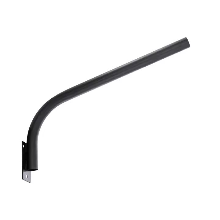 Ledkia Brazo de Pared Ø60mm para Farolas de Alumbrado Público Negro - 1
