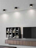 Lámpara De Techo LED Nordic 9W 15W 20W Montada En La Superficie Iluminación Interior Para Sala De Estar Y Dormitorio AC220V Negro Y Blanco - details 8