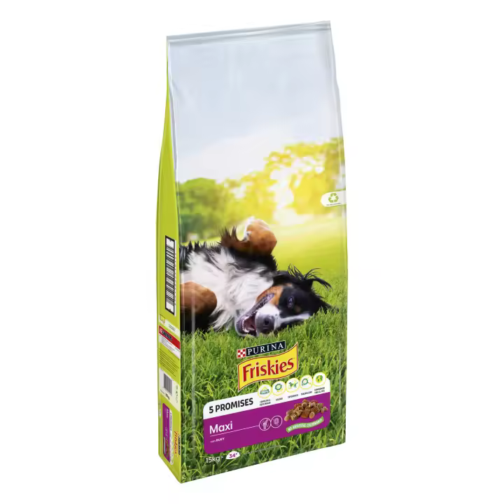 FRISKIES Dog MAXI Carne 15kg - 1
