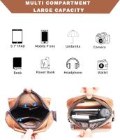 Bolso para Hombre, Bolso Bandolera para Hombre, Bolso de Viaje de Trabajo Deportivo(24*6*20cm) - details 2