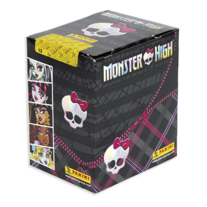 Panini Monster high Fearbook - Cajita con 50 sobres o Album + caja 50 sobres para elegir - Colección Oficial Panini