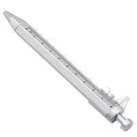 Cepillo De Medición Vernier Plástico Azul Negro Estilo Bolígrafo Mecánico Para Estudiantes Herramienta De Medición 100mm - details 11
