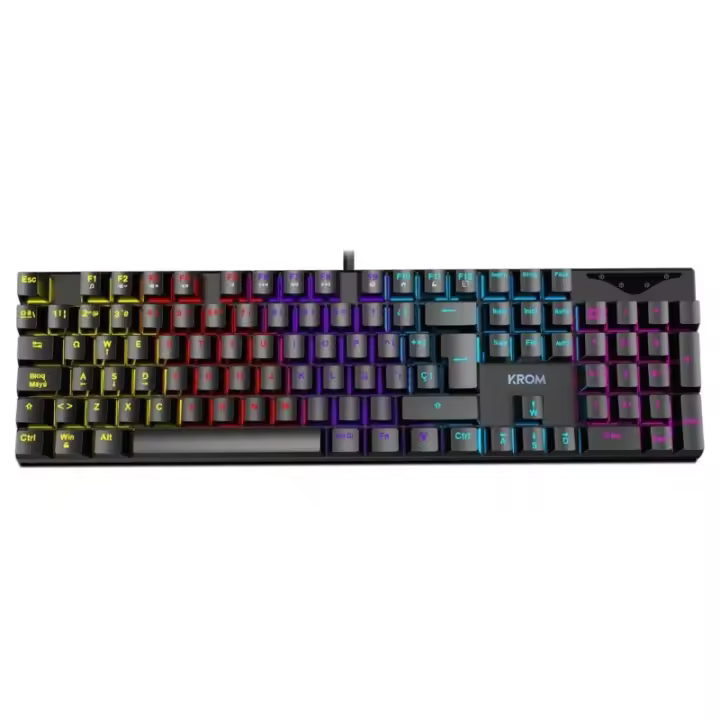 KROM Teclado Mecánico KASIC Rgb - Switches de Alta Calidad - 1