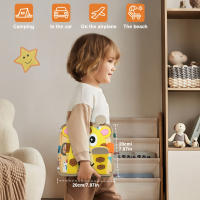 Libro Ocupado Montessori Para Niños Con Animales De Color Y Forma Educación Temprana Juguetes De Motricidad Fina Libro Quieto De Giraffa - details 5